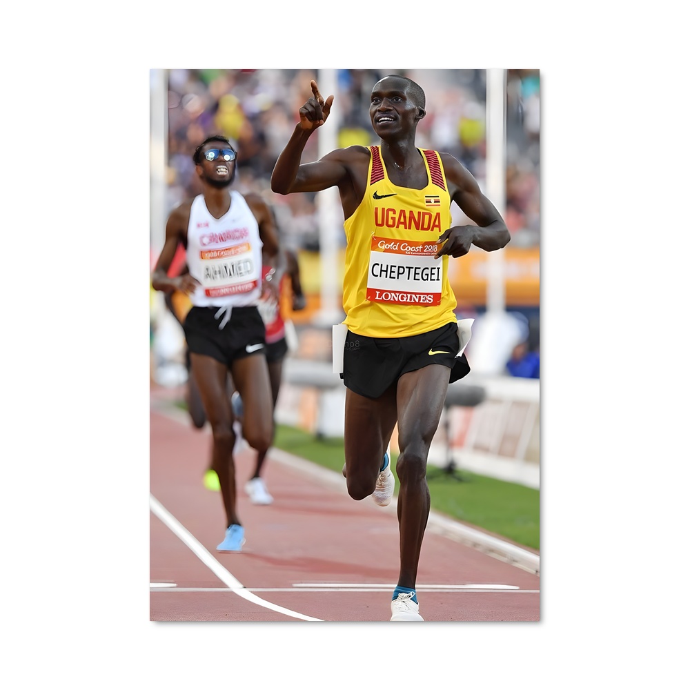 Poster L'Éclair de Doha – affiche Athlétisme